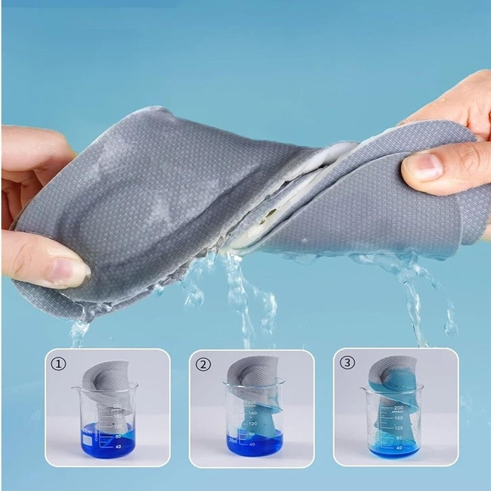 4D Massage Sports Insoles for Men and Women - Absorbing Cushion,Comfor